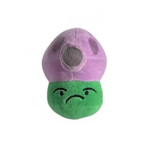 Plants Vs. Zombies Fume Shroom Green Purple Suction Cup 6'' Hanger Plush PvZ